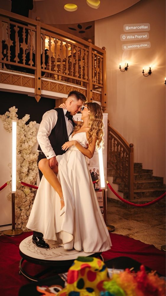 NOWOŚĆ WESELNA! Mirror box, Lustrzany fotobox! Fotobudka, Ciężki Dym