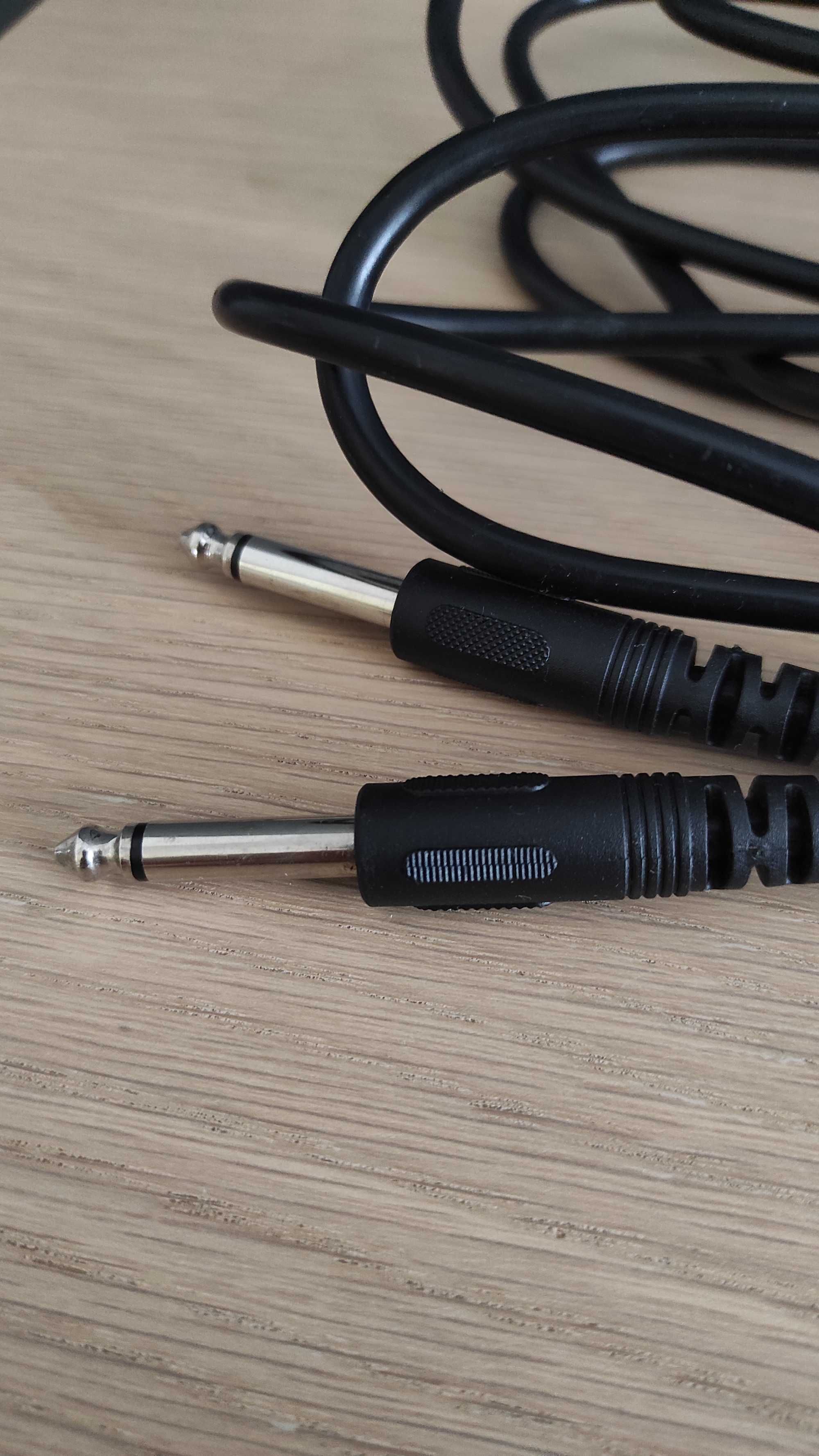 Kabel jack 6,35 mm TS mono 3m – gitara, wzmacniacz
