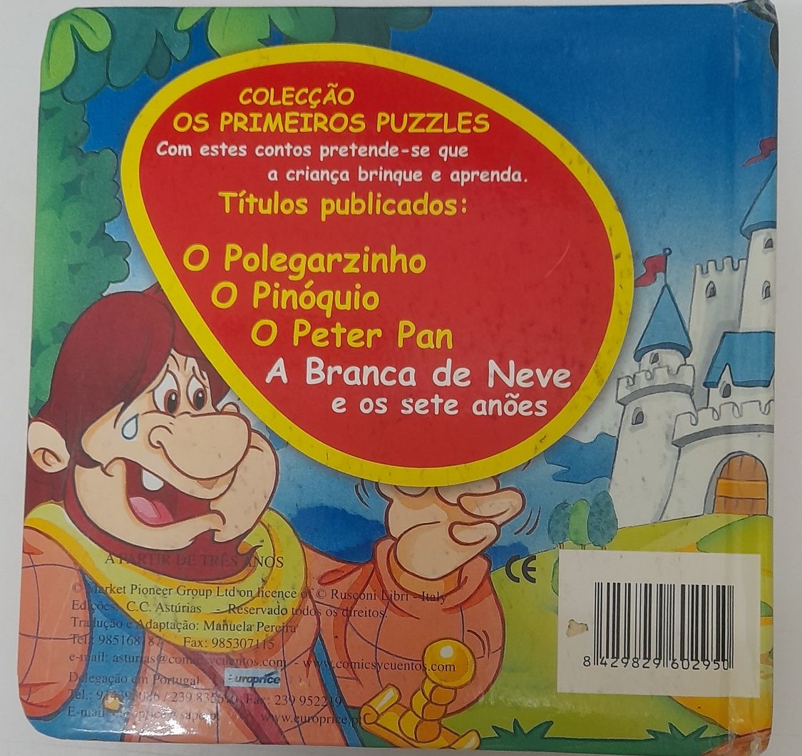 BRANCA DE NEVE E OS SETE ANÕES 6 Puzzles  - Bom estado
6 puzzles