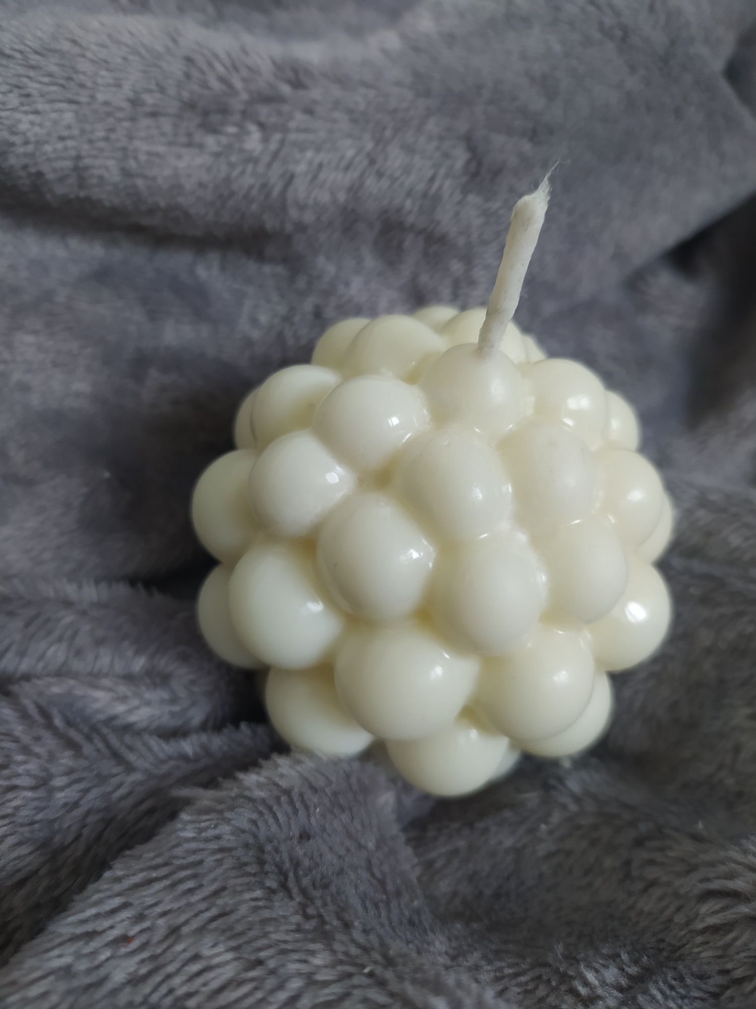 świeczka sojowa kula bubble