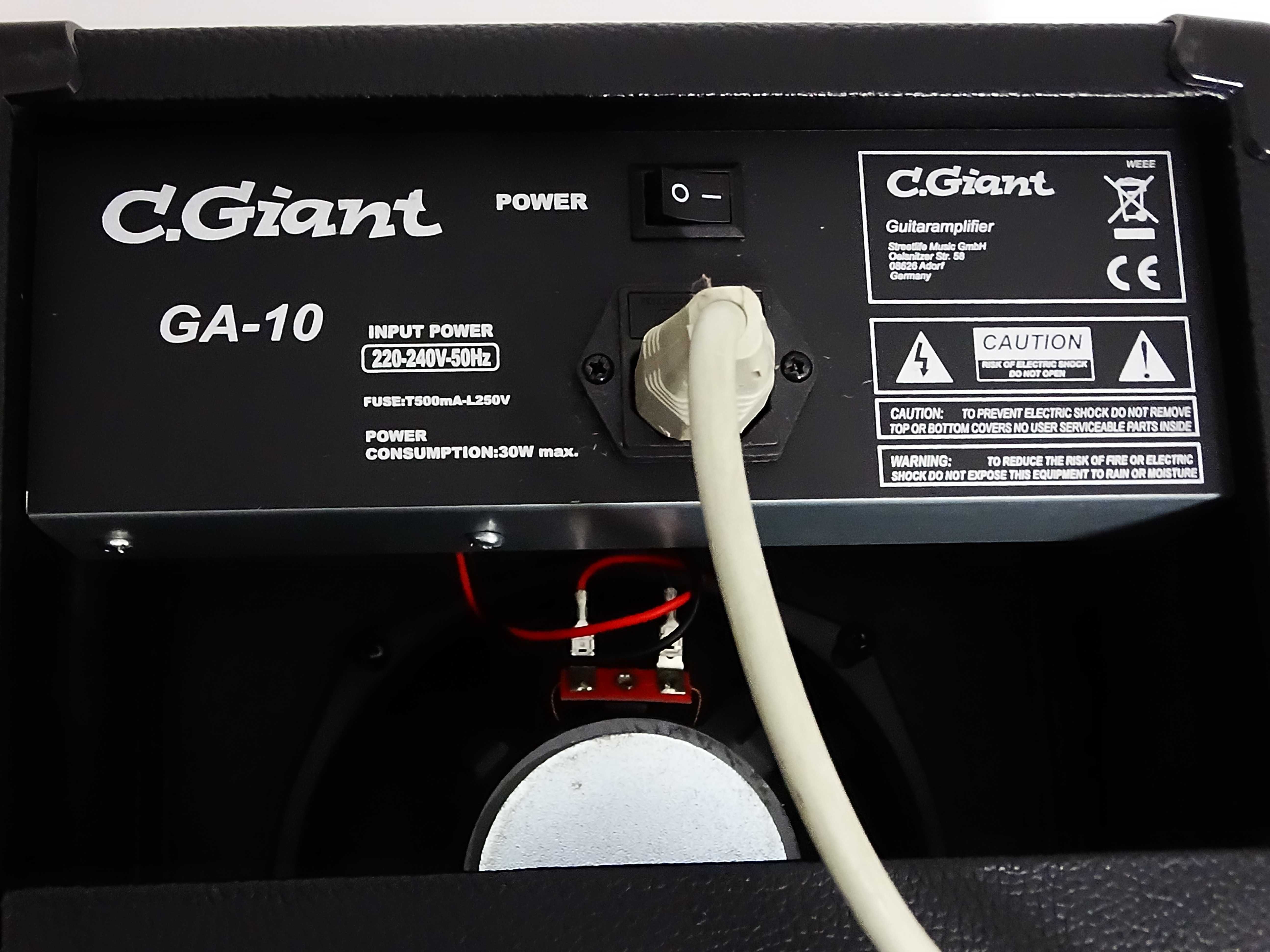 C.Giant GA-10 kompaktowy wzmacniacz gitarowy typu combo