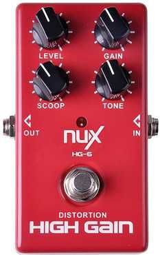 Nux HG-6 High Gain - мощный дисторшн эффект.
