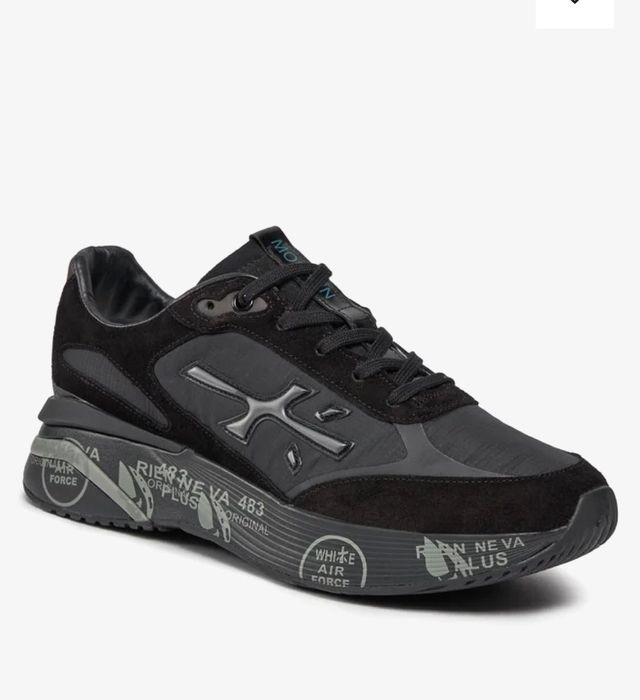 Premiata Sneakersy Moerun 6445 Czarny