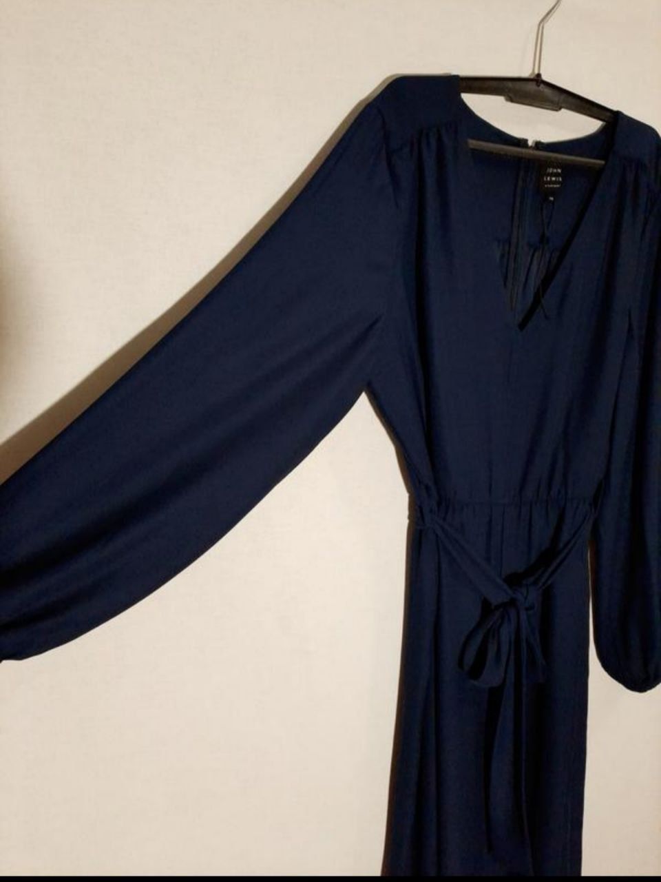 Нарядный темно-синий вечерний брючный костюм(комбинезон )Большой разме