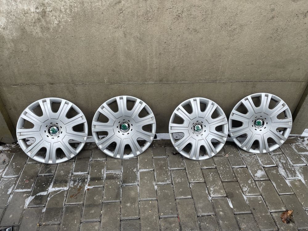 Oryginalne kołpaki 15” SKODA