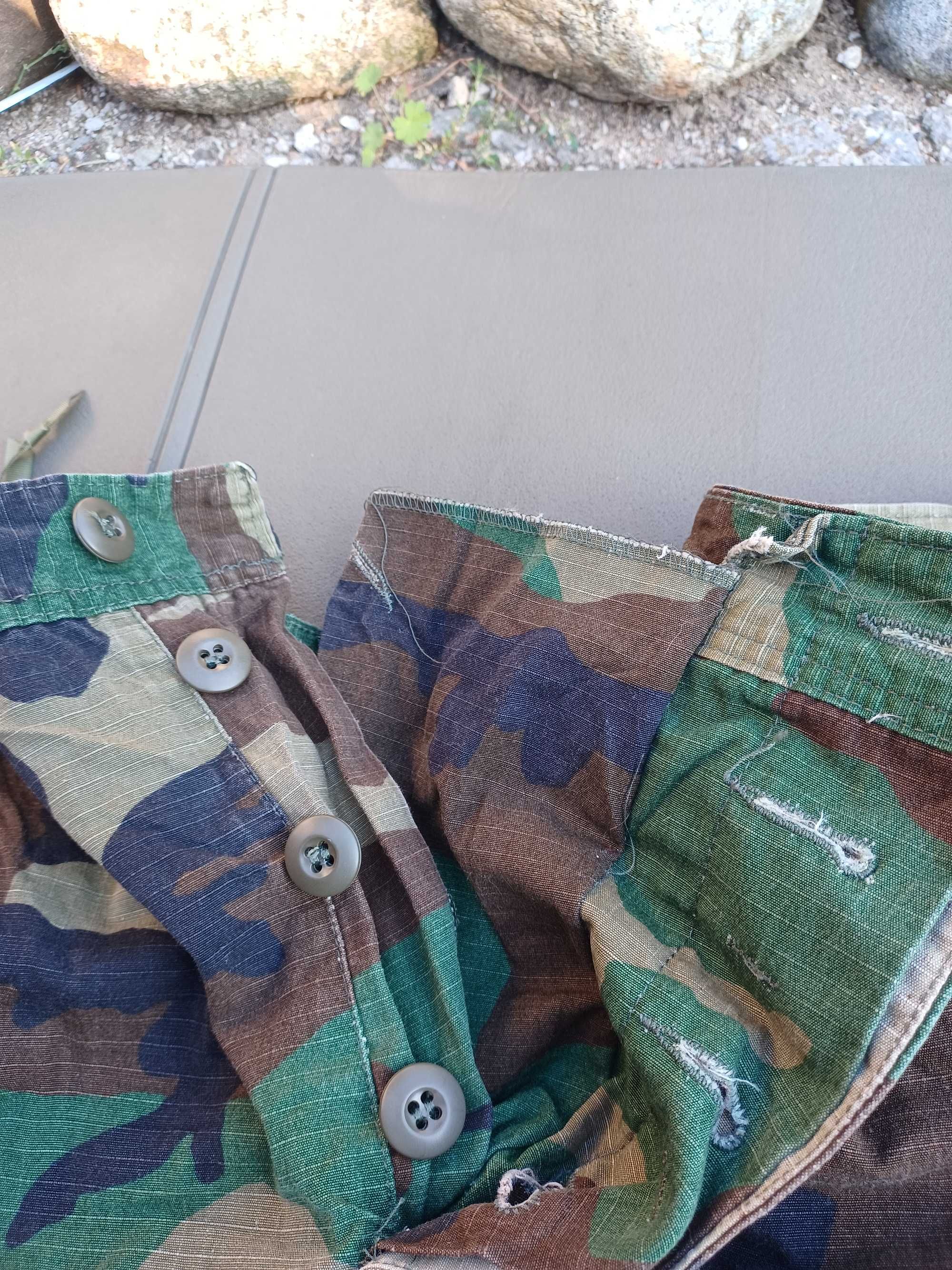 Spodnie wojskowe US Army woodland M/S