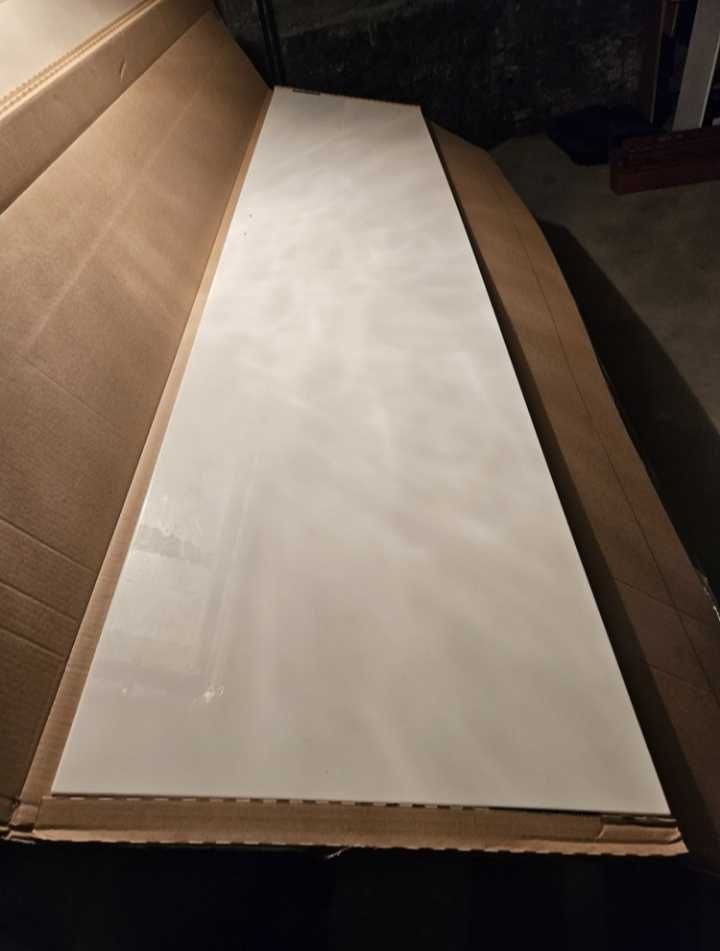 Drzwi do szafy Pax Ikea białe biały połysk 50x229 cm wąskie wysokie