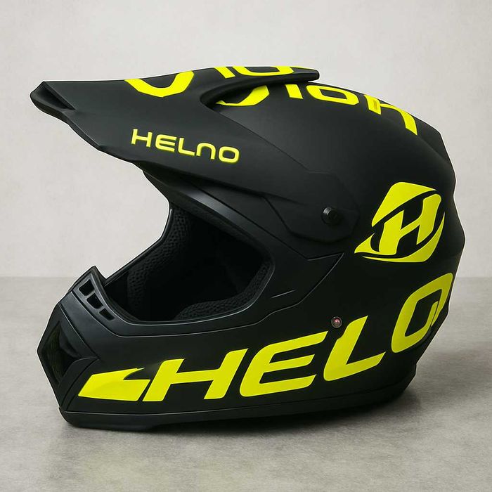 Мотошолом кросовий Enduro/Motocross HELNO M (57- 58 см)