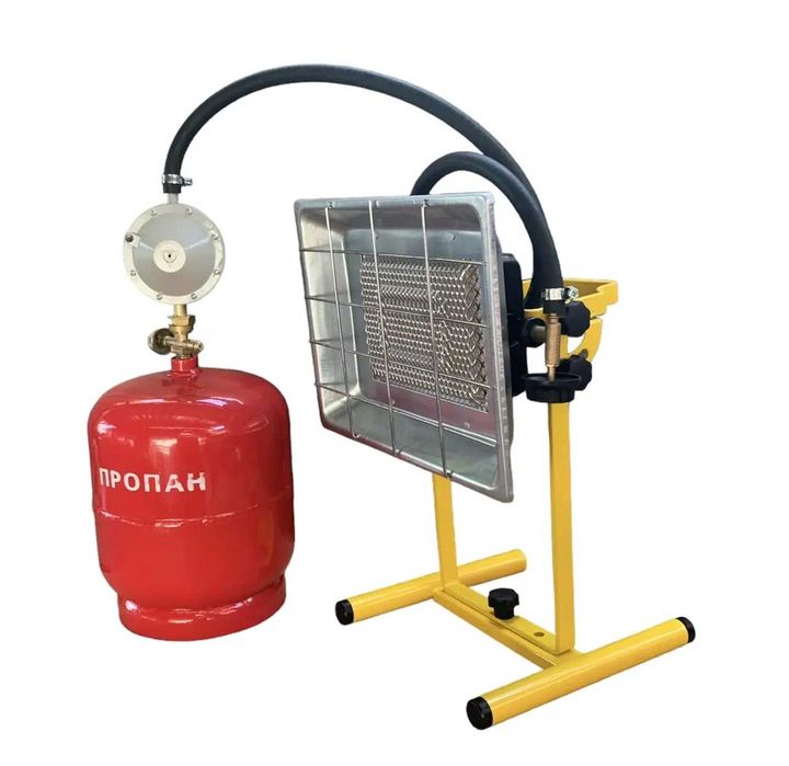 Газовый обогреватель Orgaz SB-650 + Балон InterTool 8л