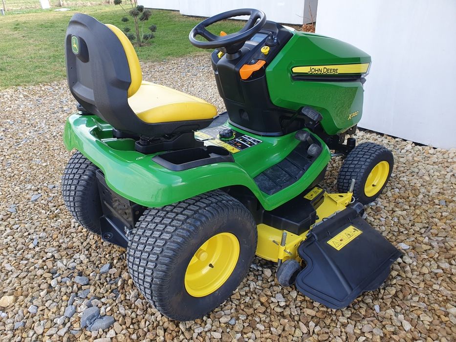 John deere x380,v2 Kawasaki 23HP x350 x540 + gratis zbieracz do trawy