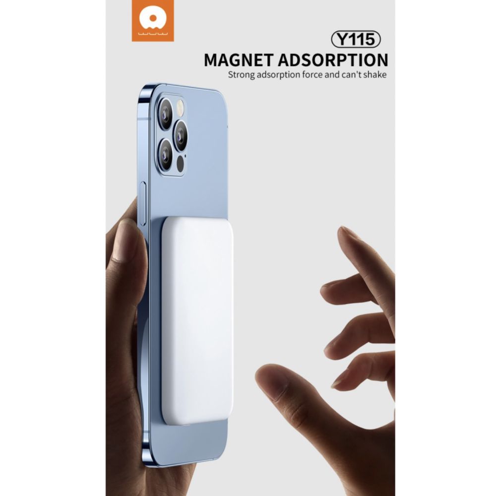 Повербанк WUW Y115 3000mAh MagSafe УМБ Power Bank міні iphone xiaomi s