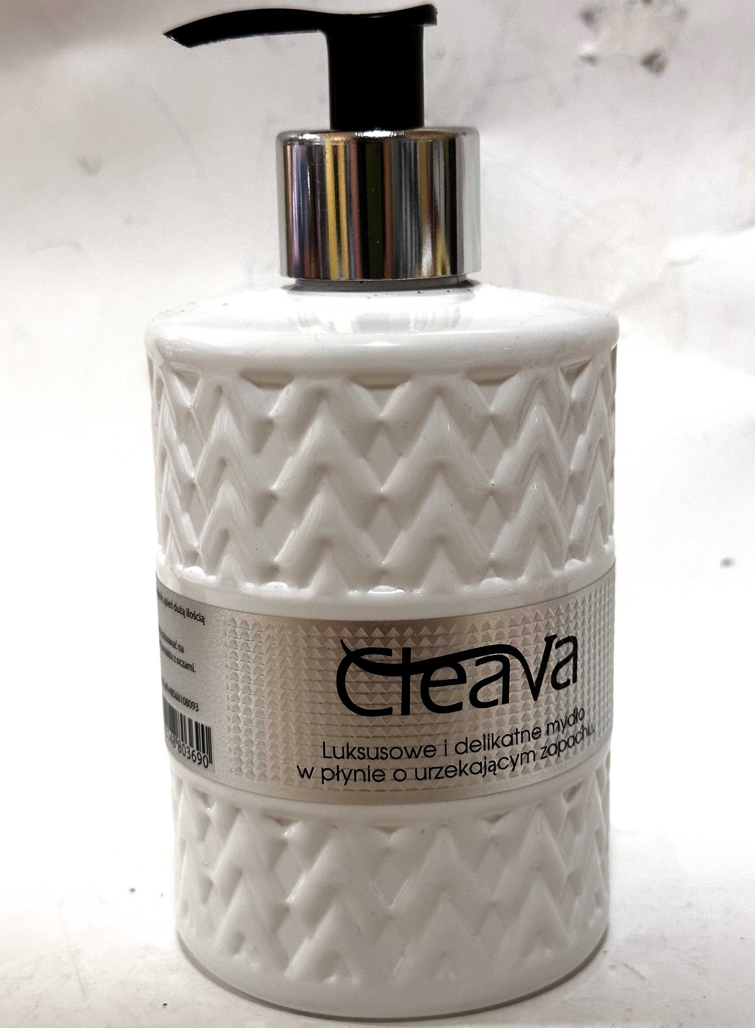Cleava kremowe mydło w płynie Luksusowe białe 0.4l
