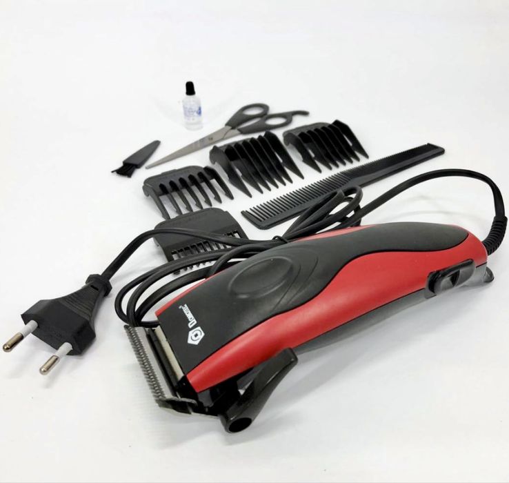 Машинка для стрижки волосся з насадками, перукарня в дома. Стрижка