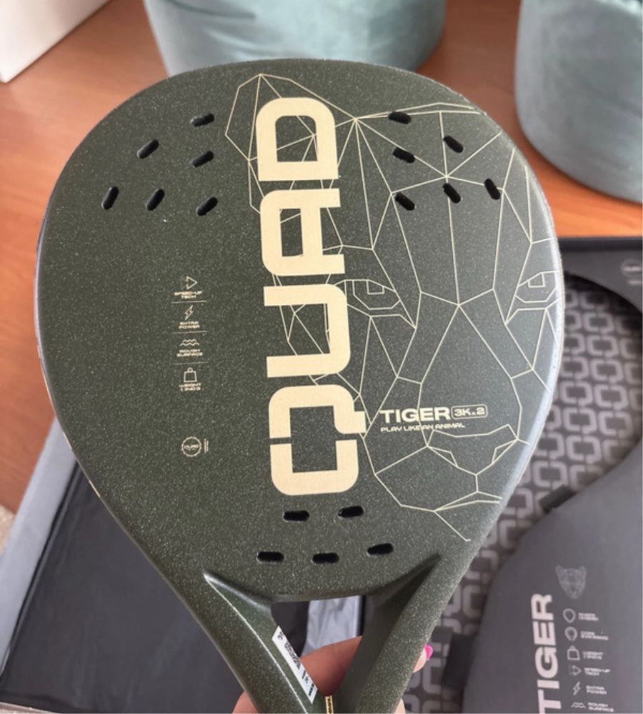 Raquete Padel Quad Tiger