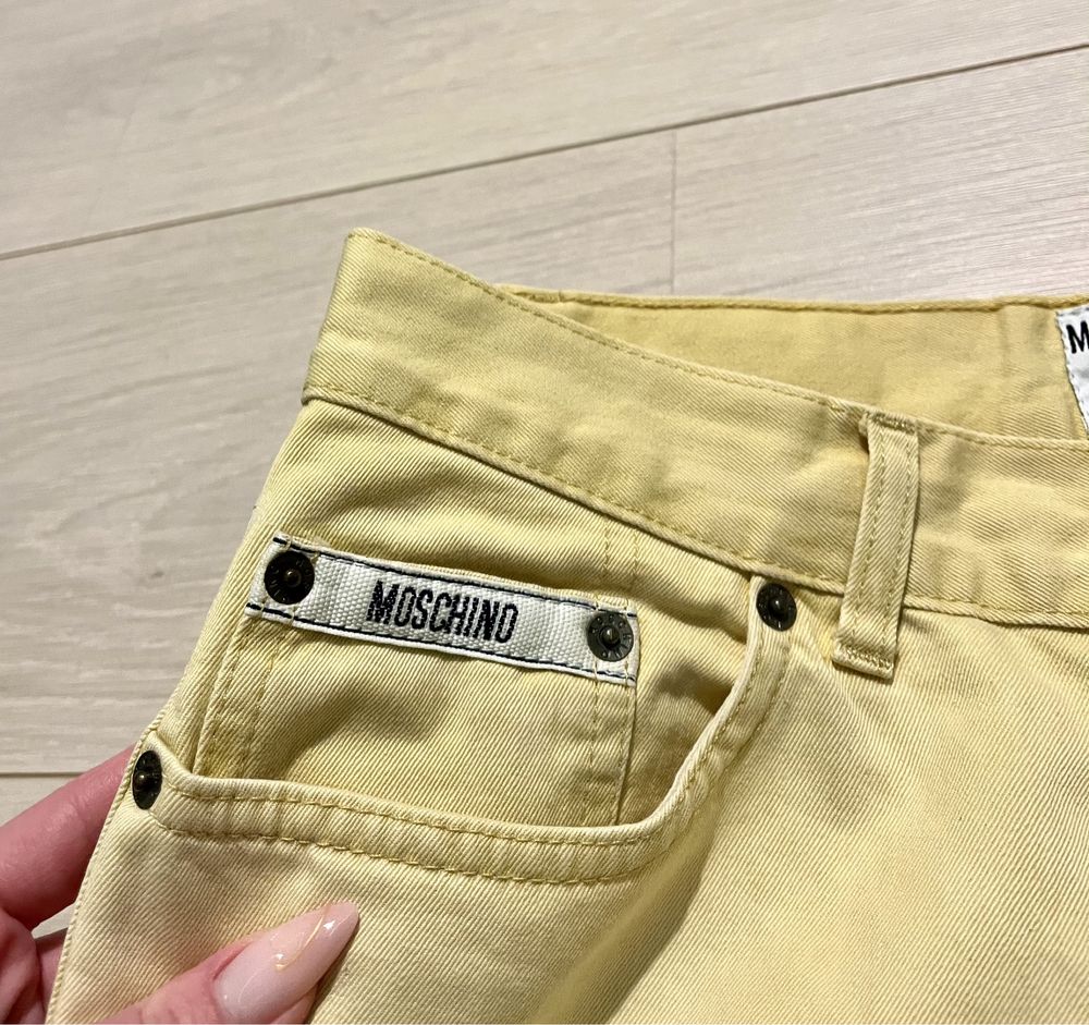 Moschino jeansy z prostą nogawką vintage M