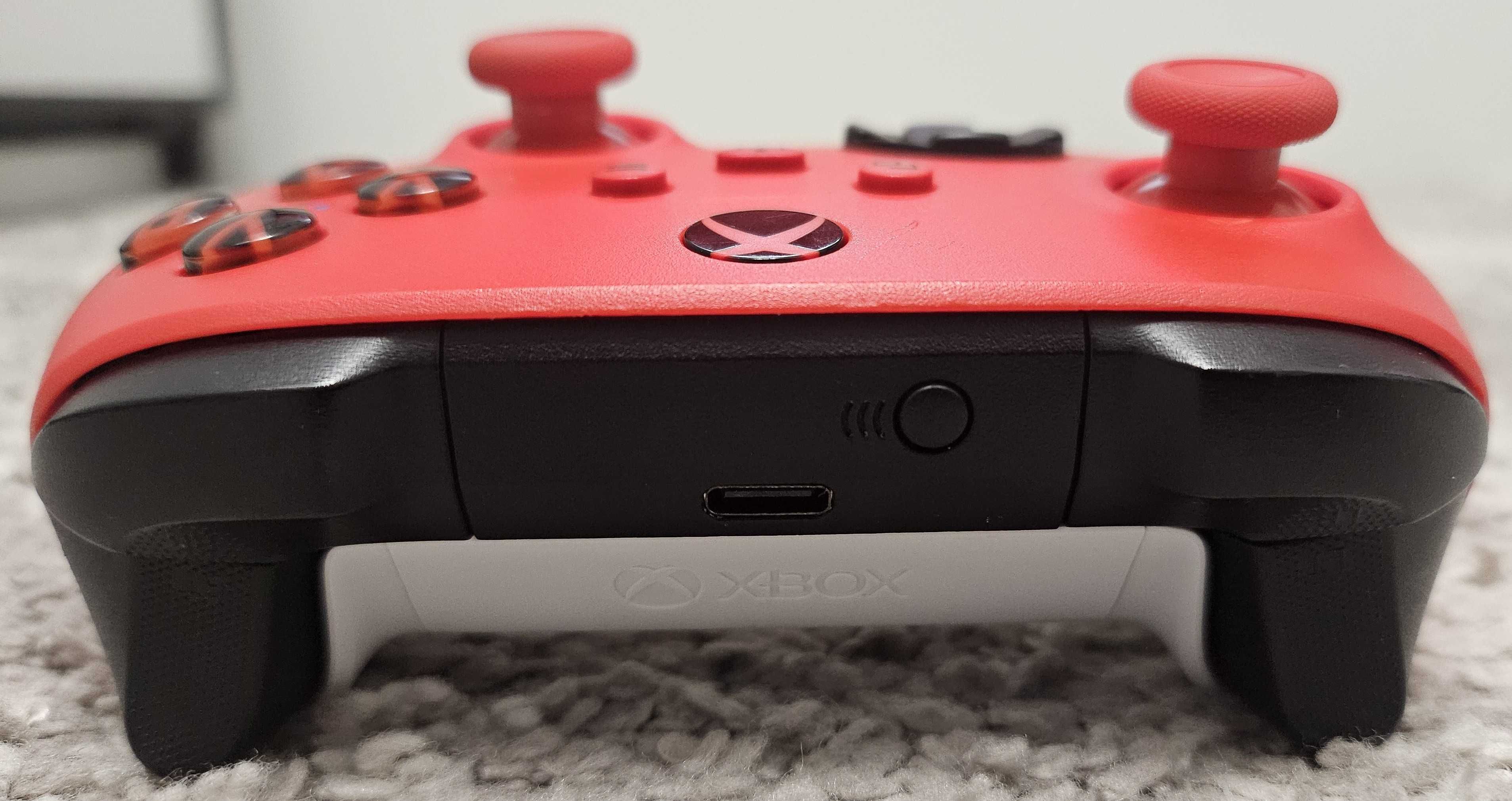 Oryginalny pad Xbox/PC 1914 Pulse Red nowe analogi Halla