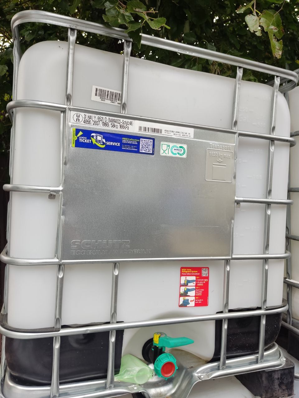 Еврокуб,кубова бочка, ємність 1000л,єврокуб, ємність 1м3,ecobulk,IBC