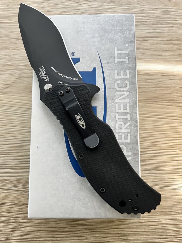 Nóż ZT 0350 BLACK G-10