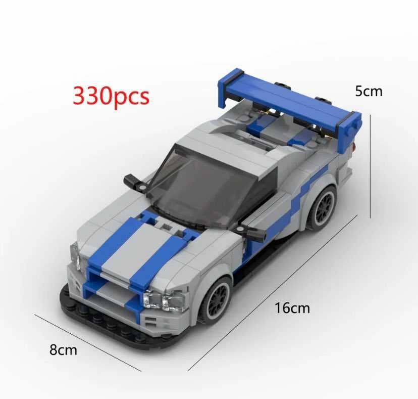 Klocki na wzór LEGO NIssan Skyline GTR R34 Autko Samochodzik Prezent