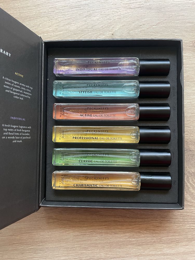 Pecksniff’s fragnance library wody toaletowe 6x10ml