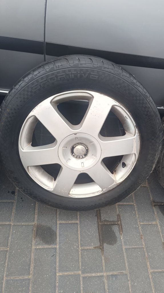 Alufelgi 16 cali 5x112 octavia 2 205/55r16 dot 2018