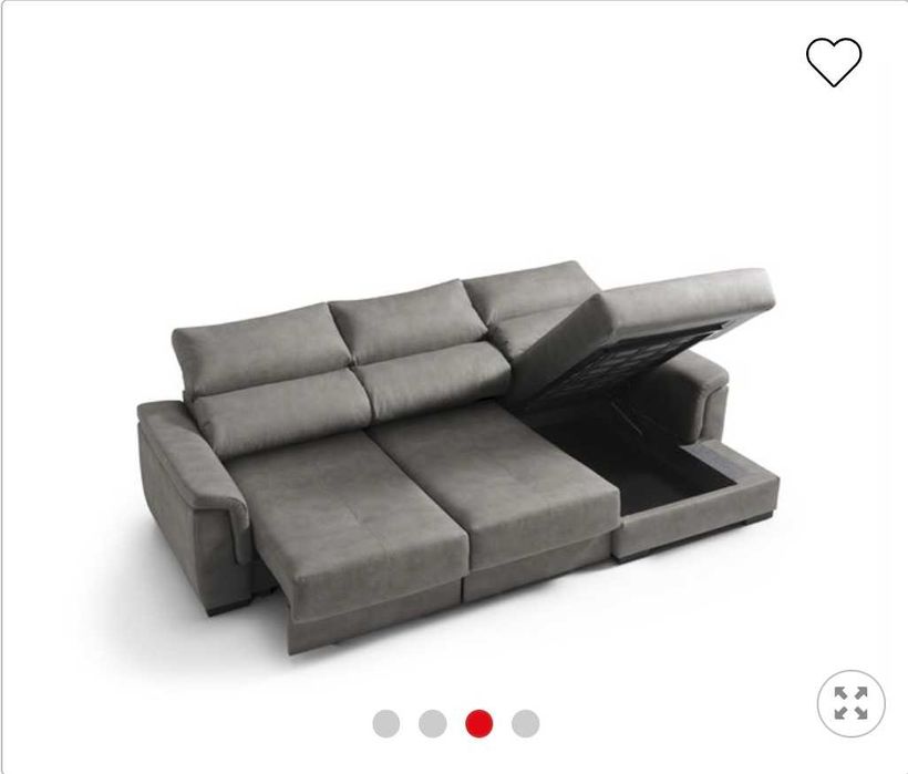 Vendo sofá Chaise Longue como NOVO