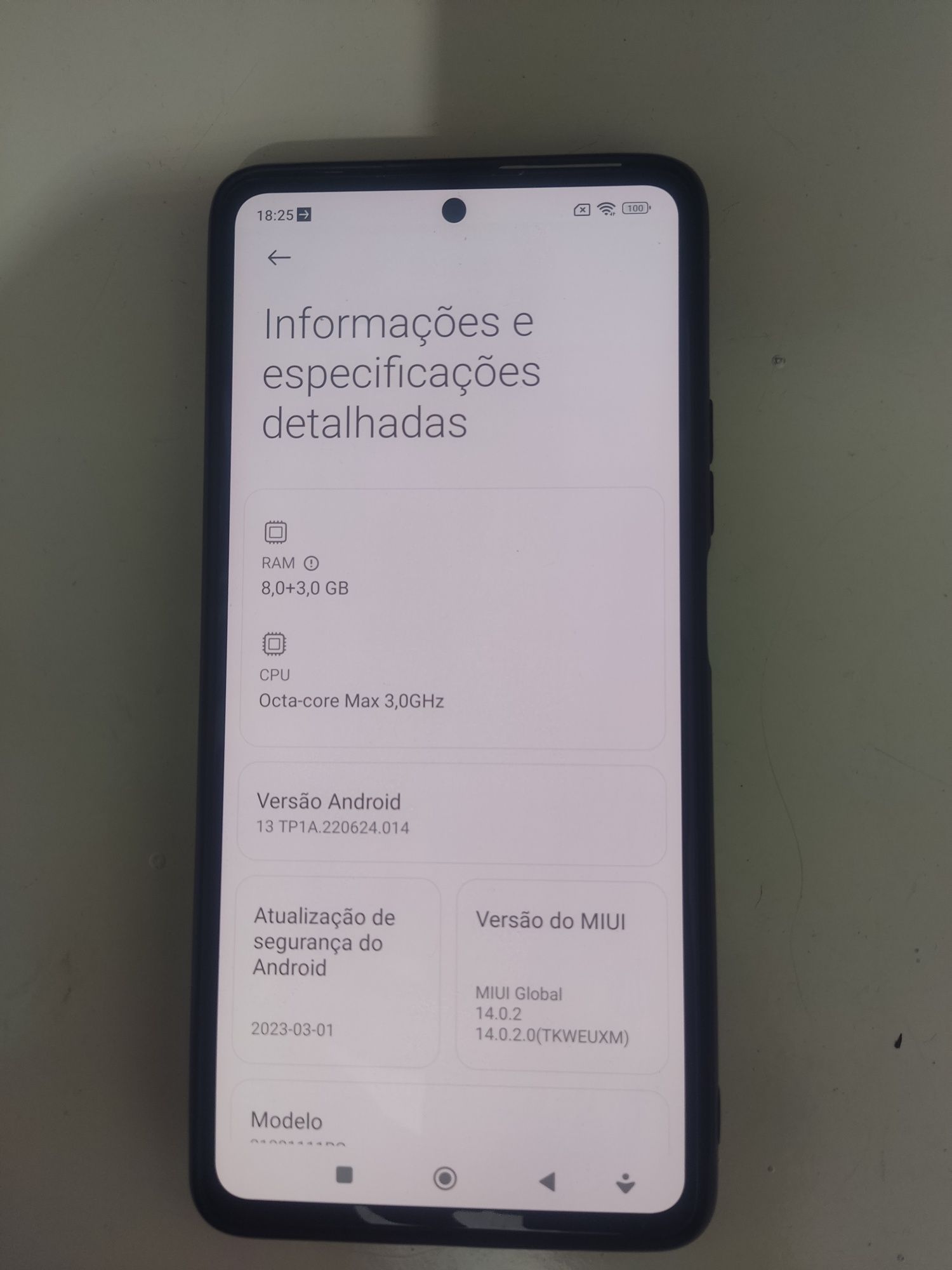 Smartphone Xiaomi 11T, 11GB Ram/ 256GB, Semi-Novo