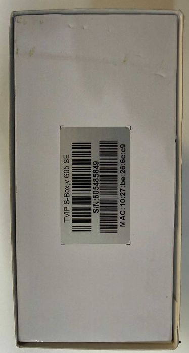 Dekoder DVB-T2 TVIP S-Box v.605 hevc MEDIA PLAYER / NowyLombard Raków