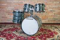 Ludwig Super Classic Shellset 22" 12" 13" 16" Black Oyster lata 70.