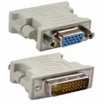 Adapter przejściówka DVI 24+1 wtyk - VGA gniazdo
