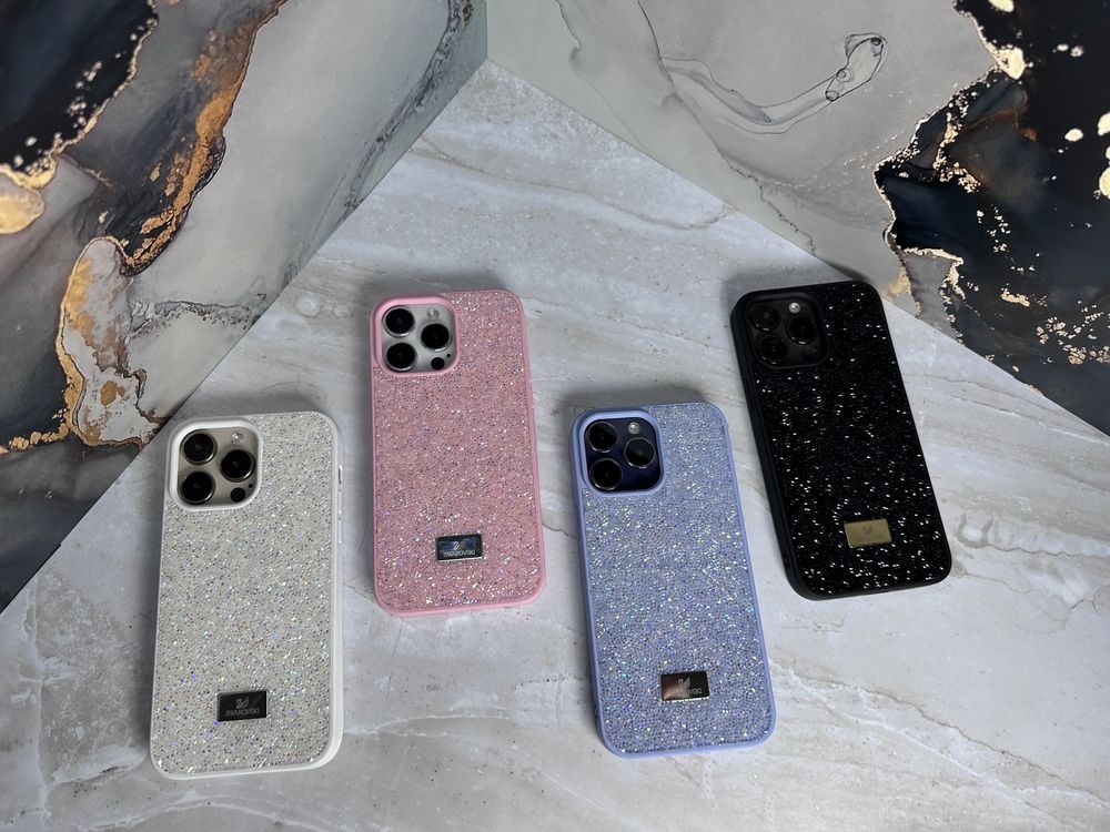 Swarovski Чохол з камінцями для iPhone 11 - 15 pro max