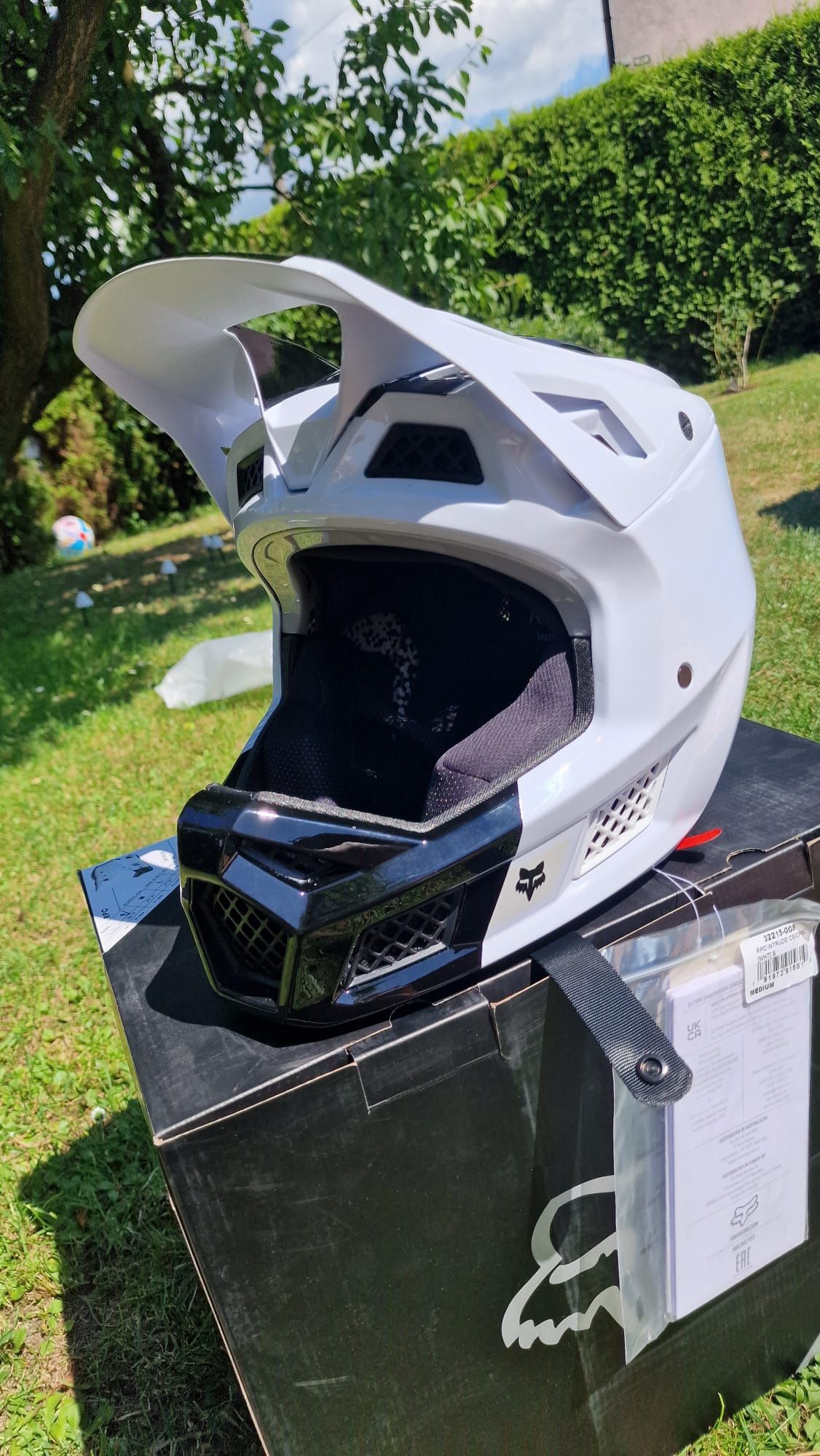 Kask rowerowy FOX Rpc Intrude White rozmiar S