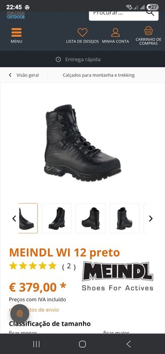 Botas Meindl modelo wi12-379€