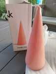 Duża Świeca stożkowa Candle cone różowa