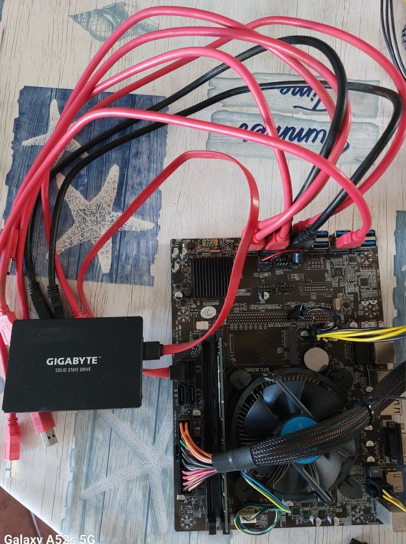 Kit mineração 12 gpu usb usado
