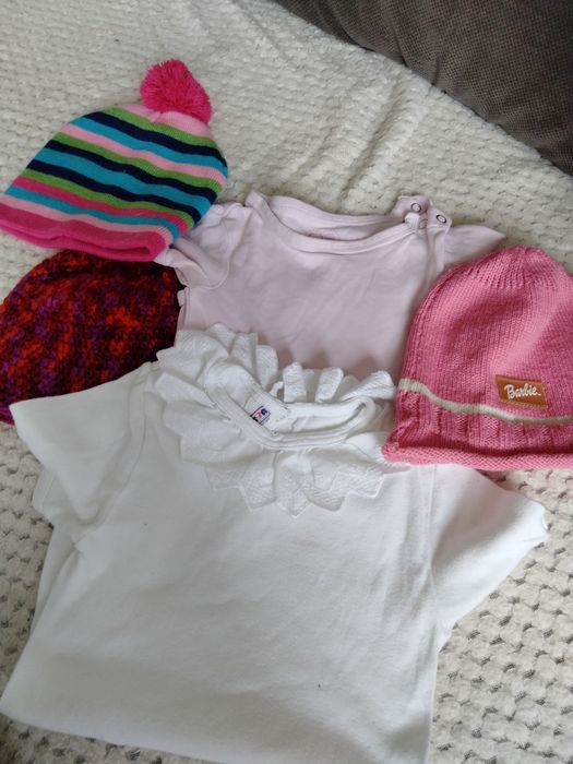 Karton ubrań dla dziewczynki