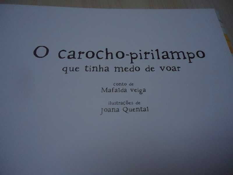 Livro Infantil "O Carocho-Pirilampo..."