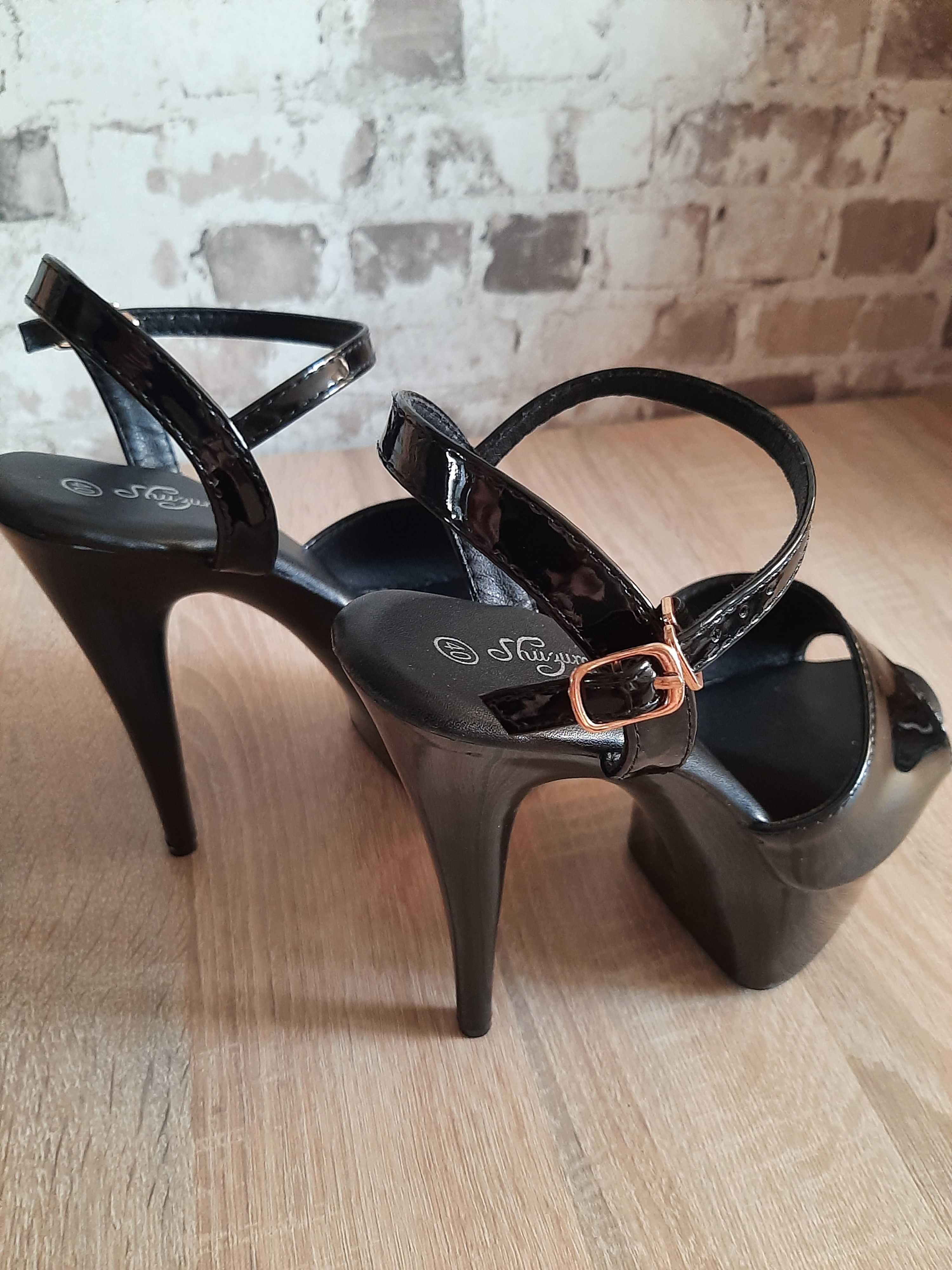 Szpilki szklanki Poledance,High Heels 40 styl Pleaser
