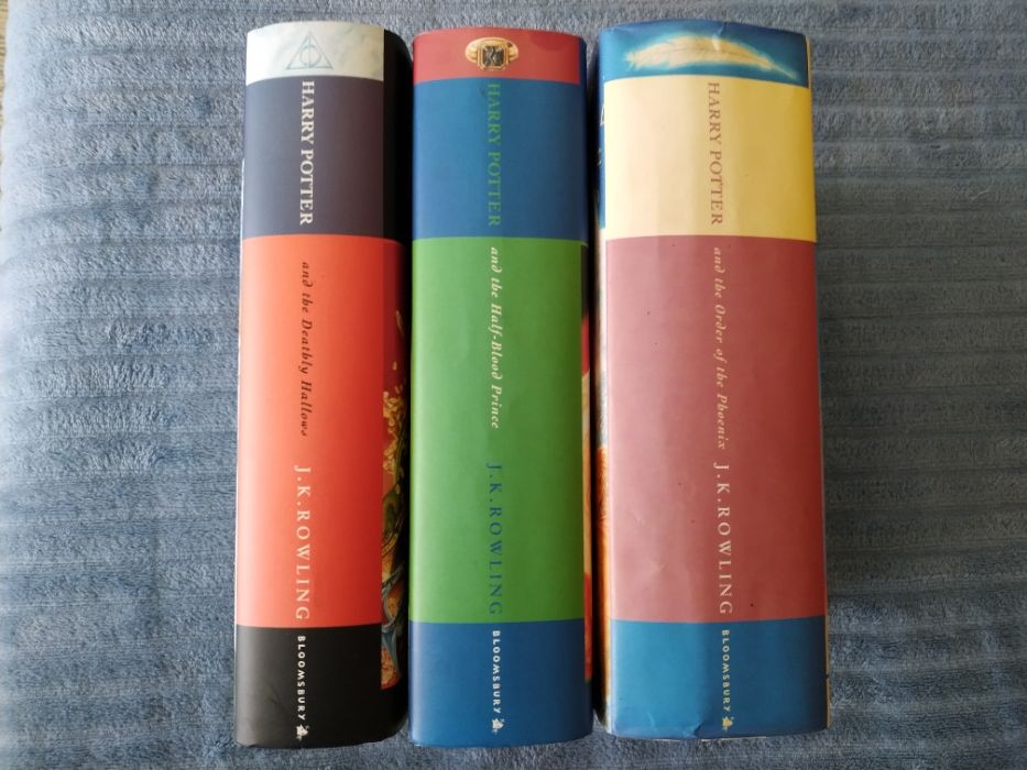 Livros de Harry Potter em óptimo estado (JK Rowling - 1ª edição)