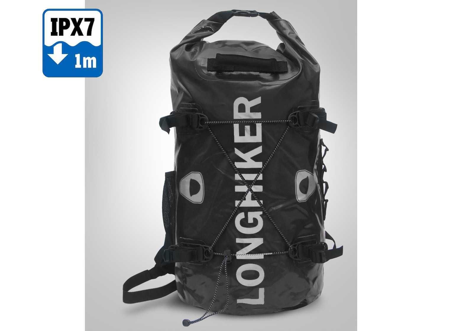 Plecak na kajak motocykl rower plażę 30L wodoszczelny 100% IPX7