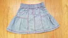 George Disney spódniczka spódnica jeansowa mini 6-9 m-cy 74cm