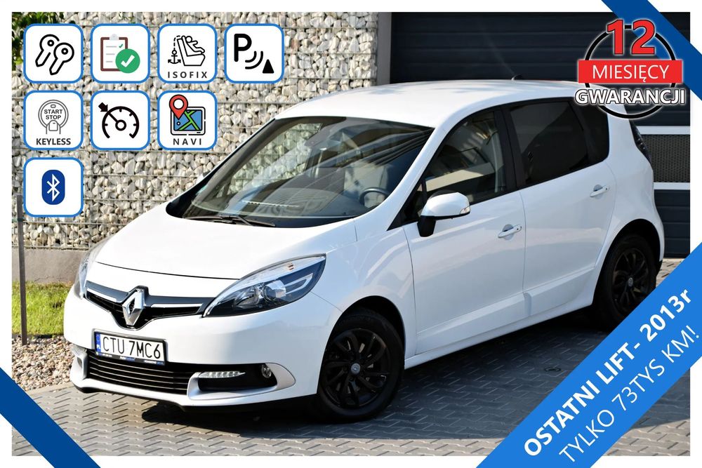 Renault Scenic LIFT / 1.2TCe 132KM / Tylko 73tys km! / Klimatronic Navi / GWARANCJA