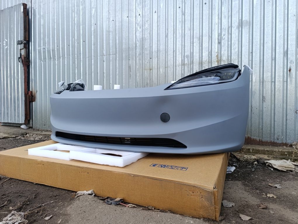Бампер Tesla Model 3 24 + Бампер передний
