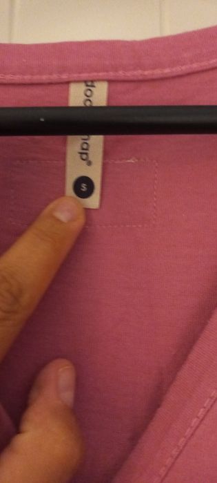 Koszulka nocna do karmienia Dr NAP z bawełny organicznej z haftem