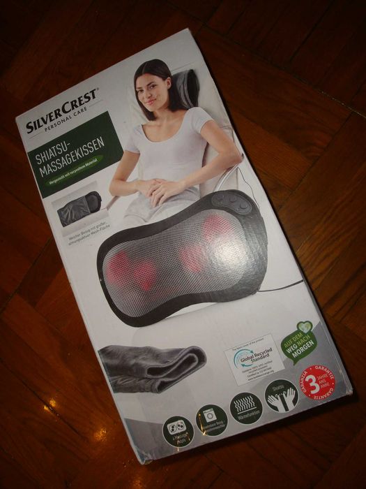 Массажная подушка электр.SILVERCREST-Германия( шея / спина / ноги )