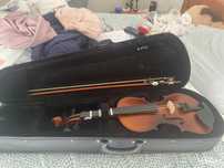 Violino 3/4 com case e apoio
