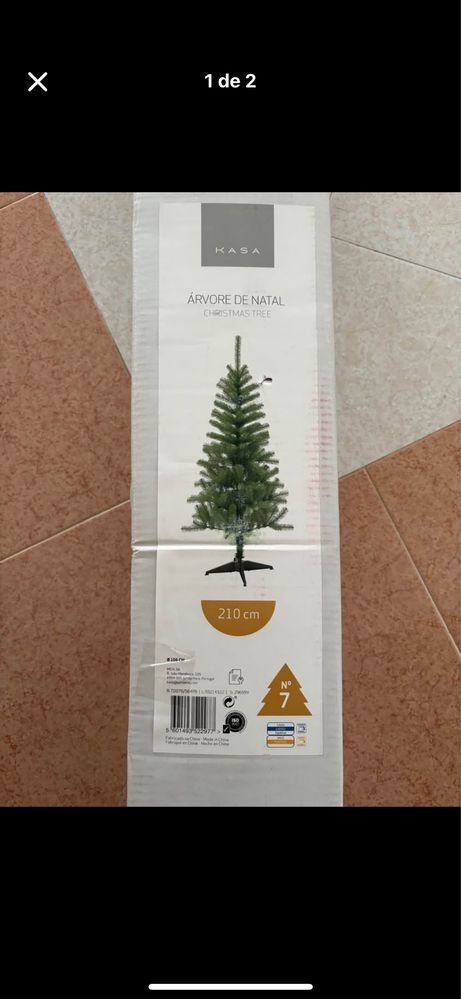 Árvore de Natal 210cm