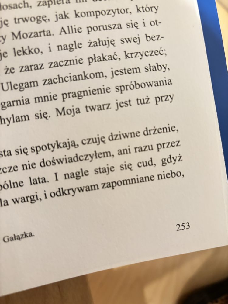 Książka „Pamiętnik” Nicholas Sparks
