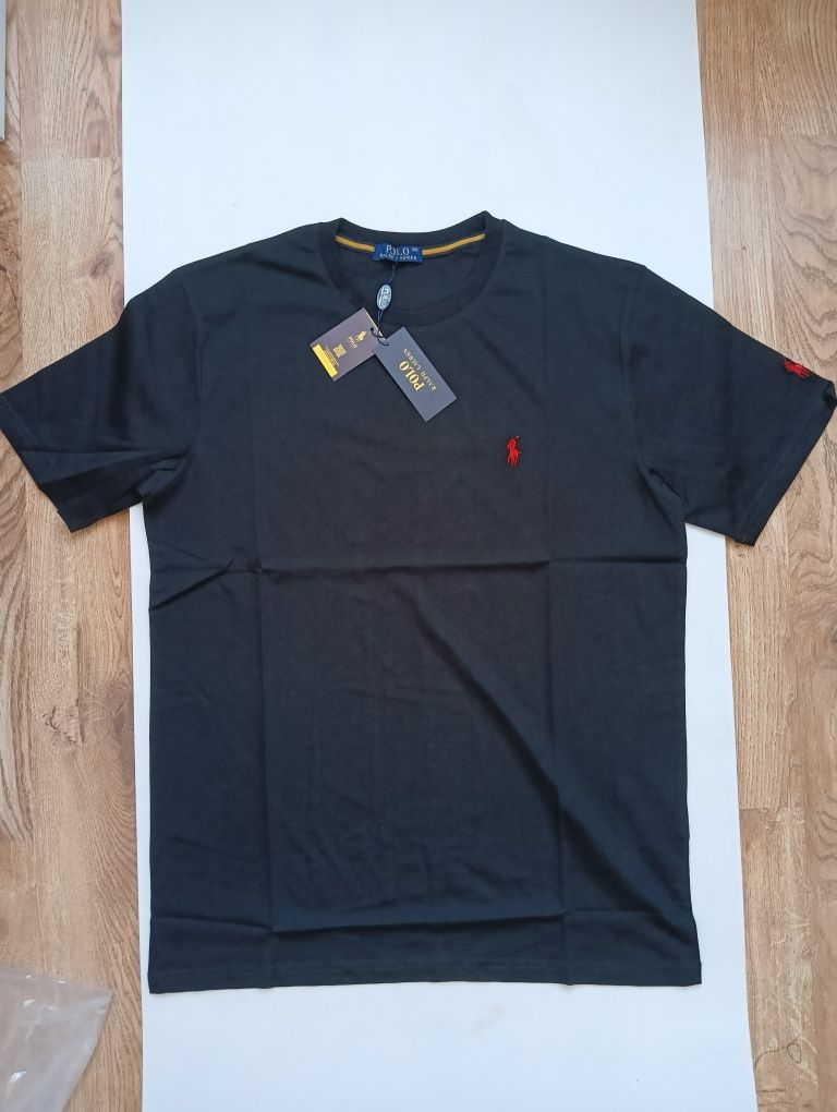 Czarna koszulka polo Ralph Lauren