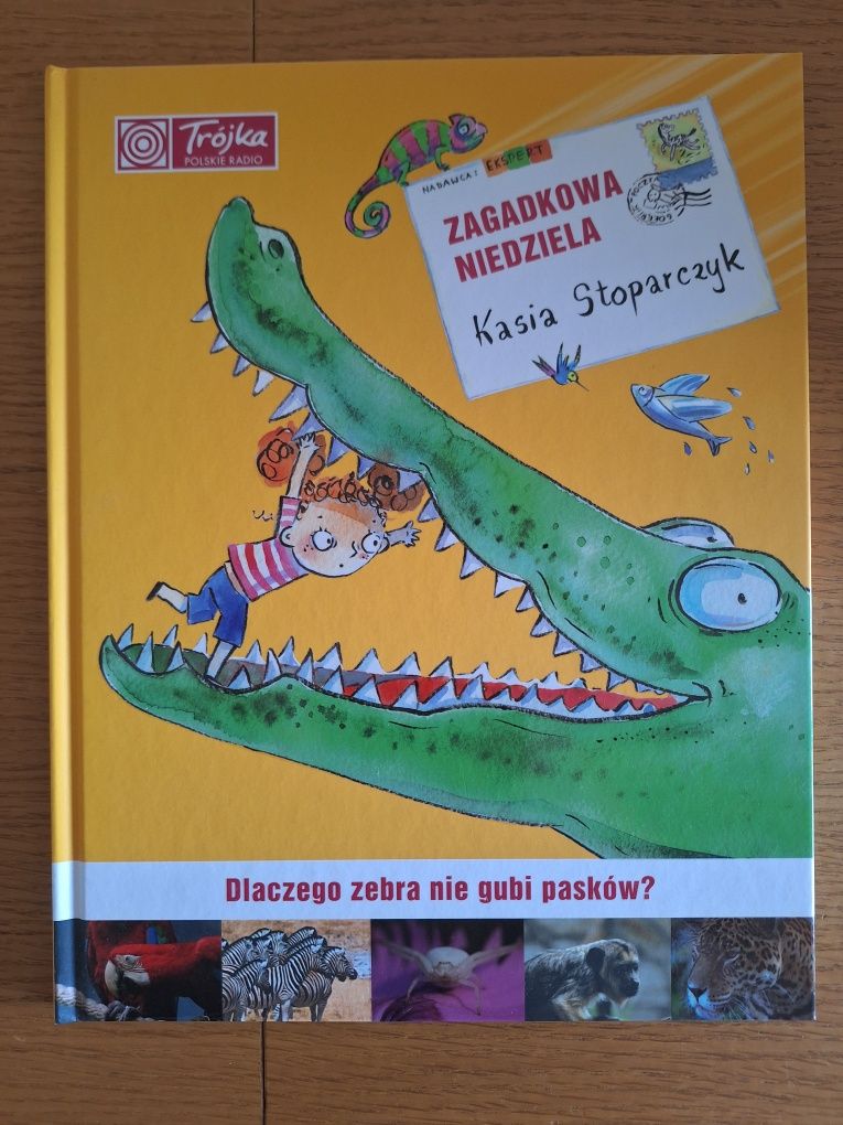 Książka ,,Zagadkowa niedziela dlaczego zebra nie gubi pasków"